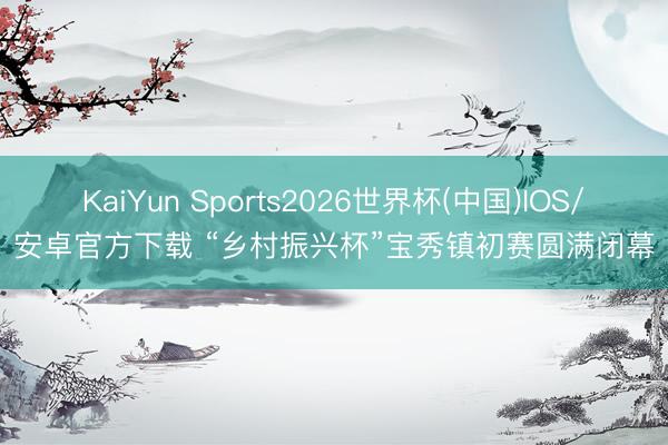 KaiYun Sports2026世界杯(中国)IOS/安卓官方下载 “乡村振兴杯”宝秀镇初赛圆满闭幕